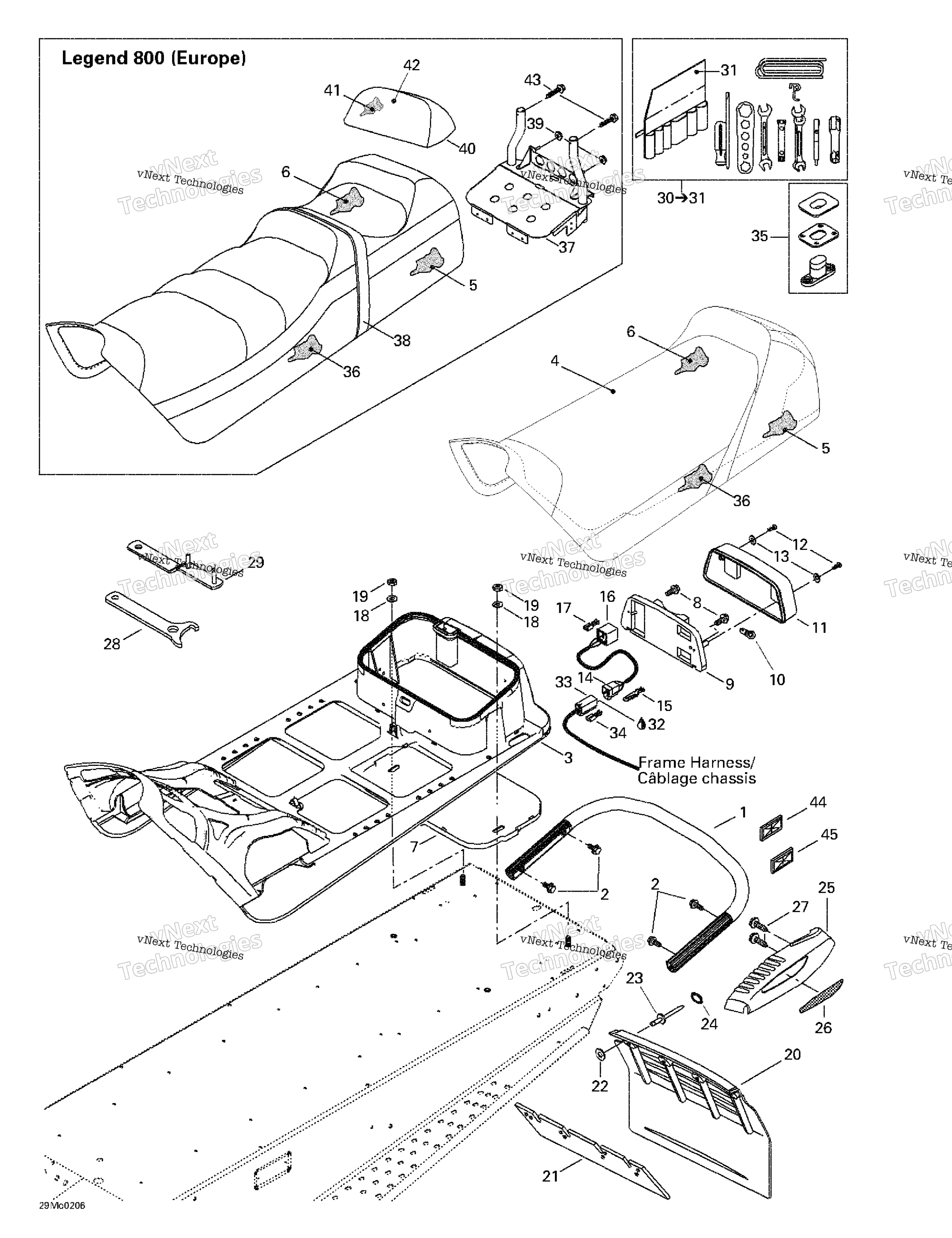 Схема узла Сиденья И Аксессуары