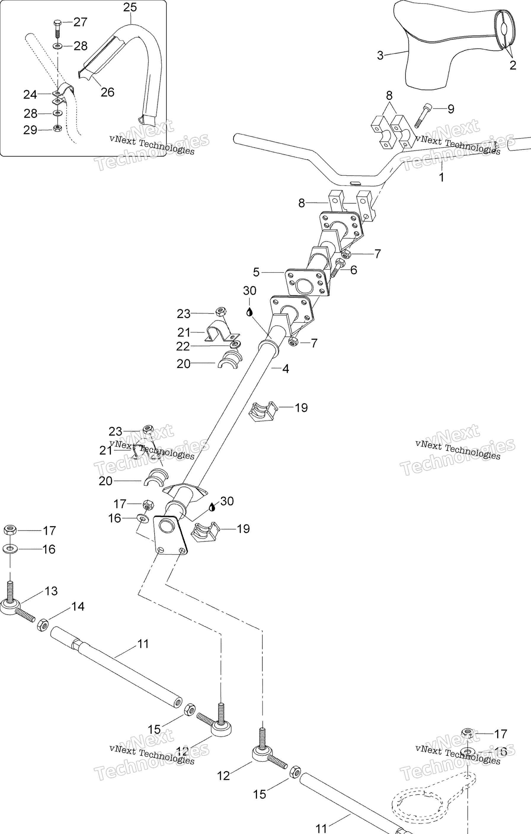Схема узла Системы Управления