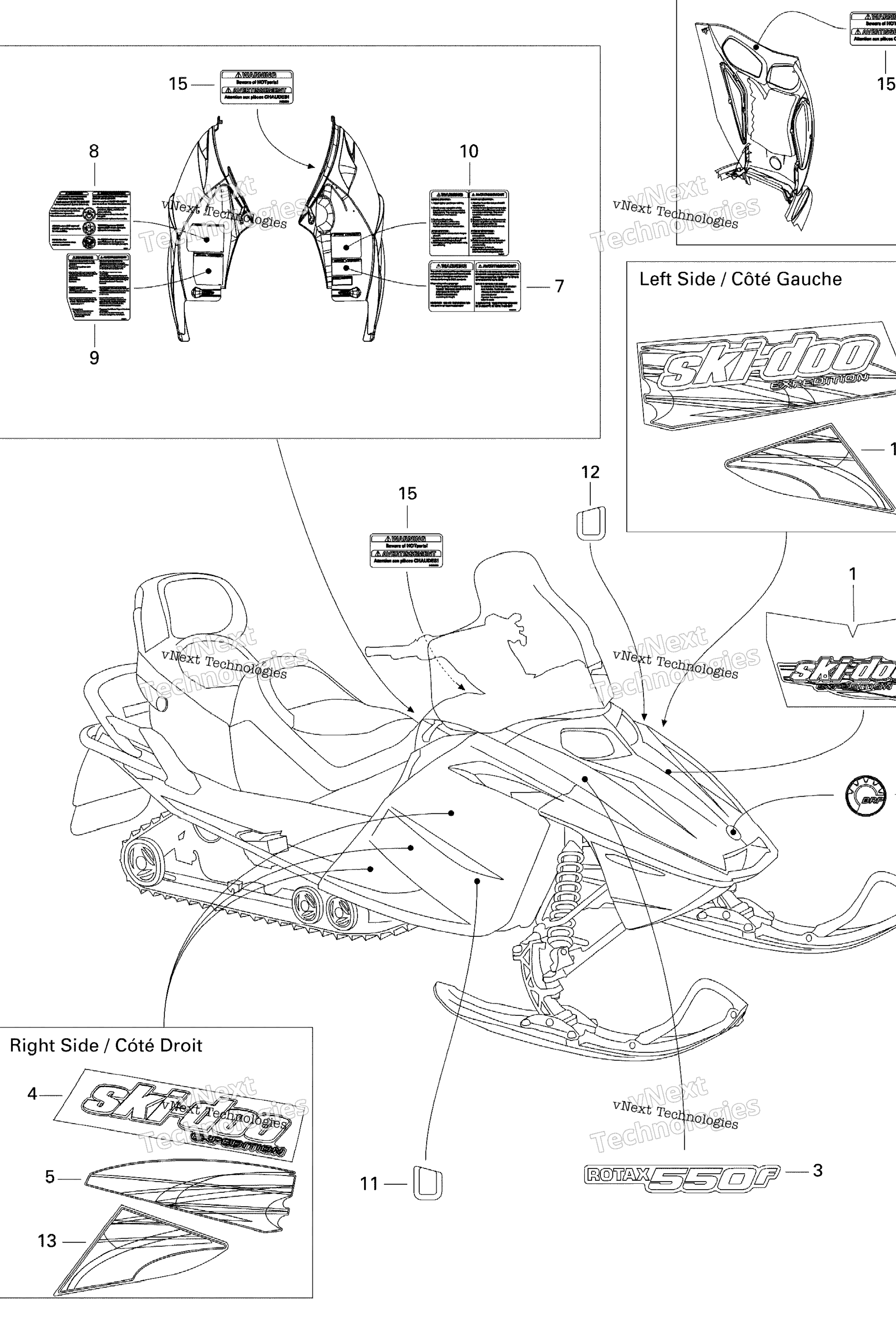 Схема узла Наклейки