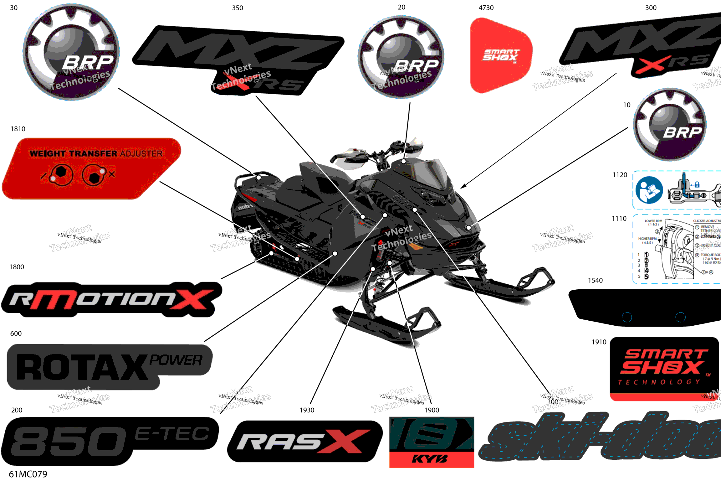 Схема узла Кузов - Наклейки
