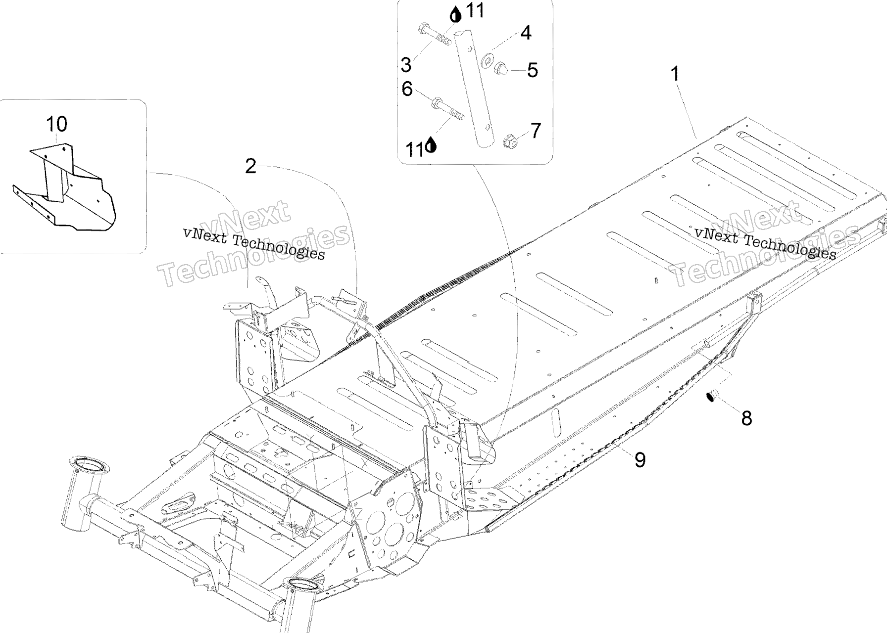 Схема узла Рама