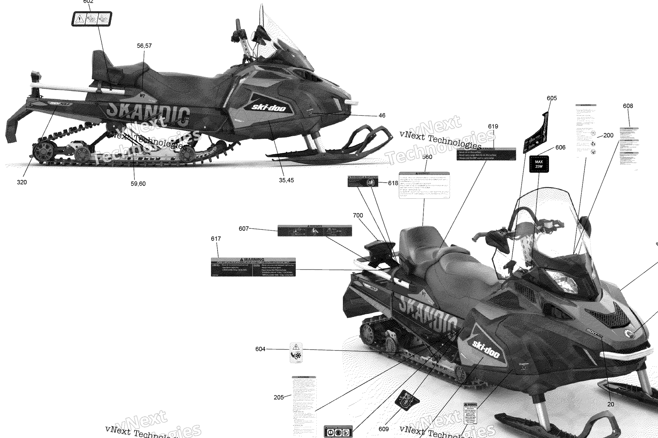 Схема узла Декали Scandic - Wt - 550F