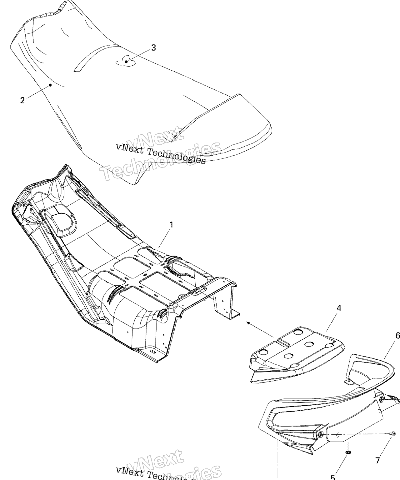 Схема узла Сиденья