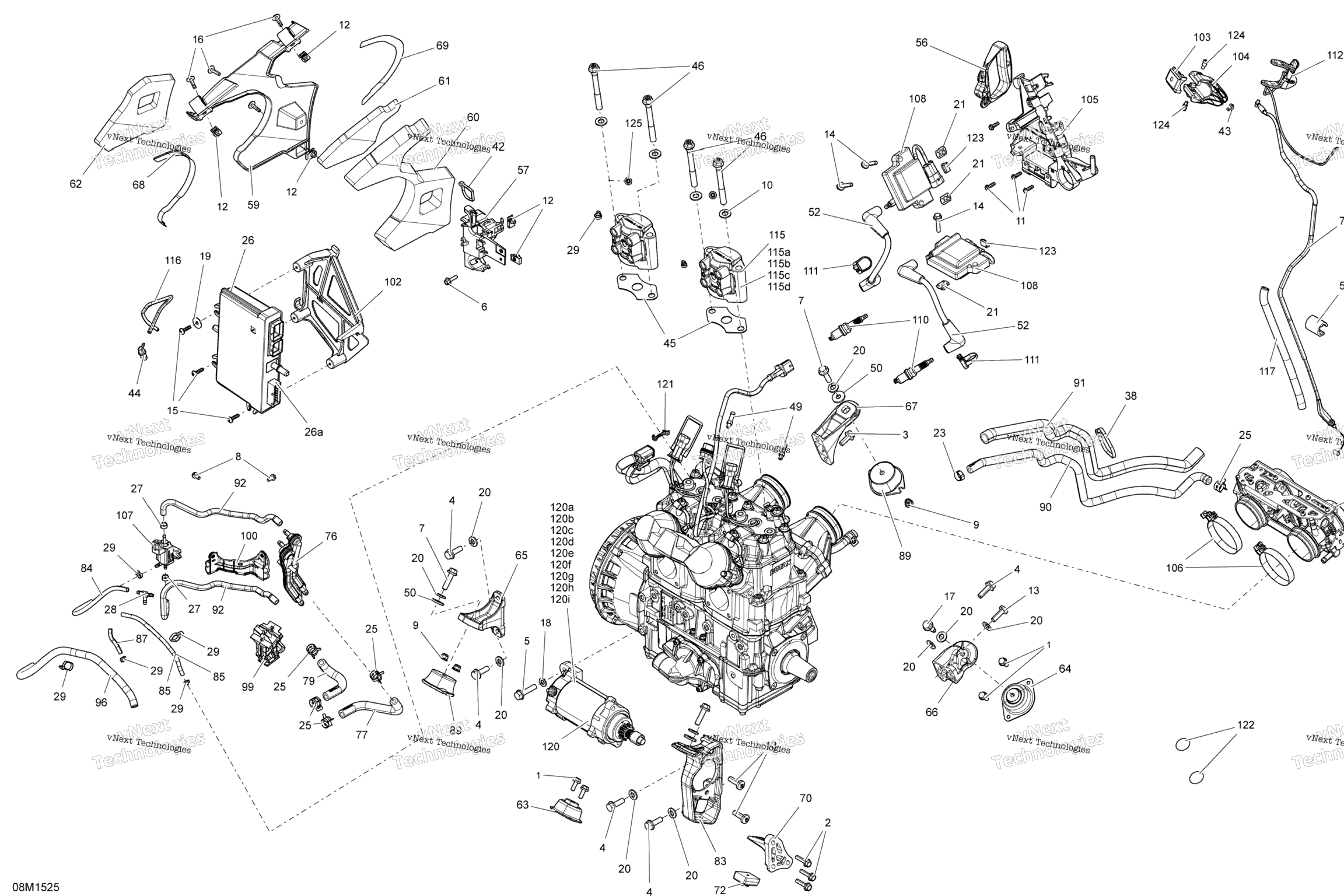 Схема узла Двигатели