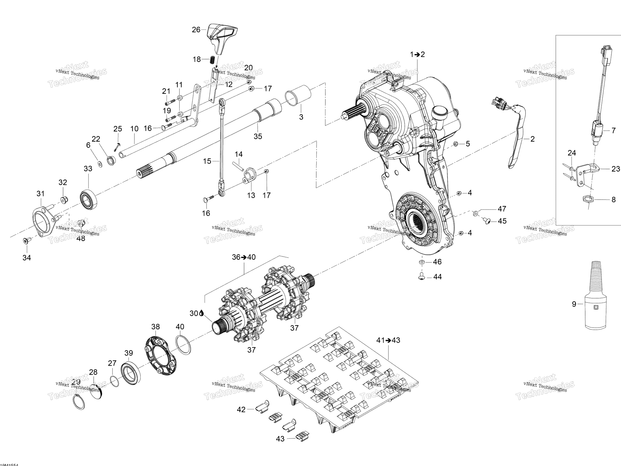 Схема узла Приводная Система