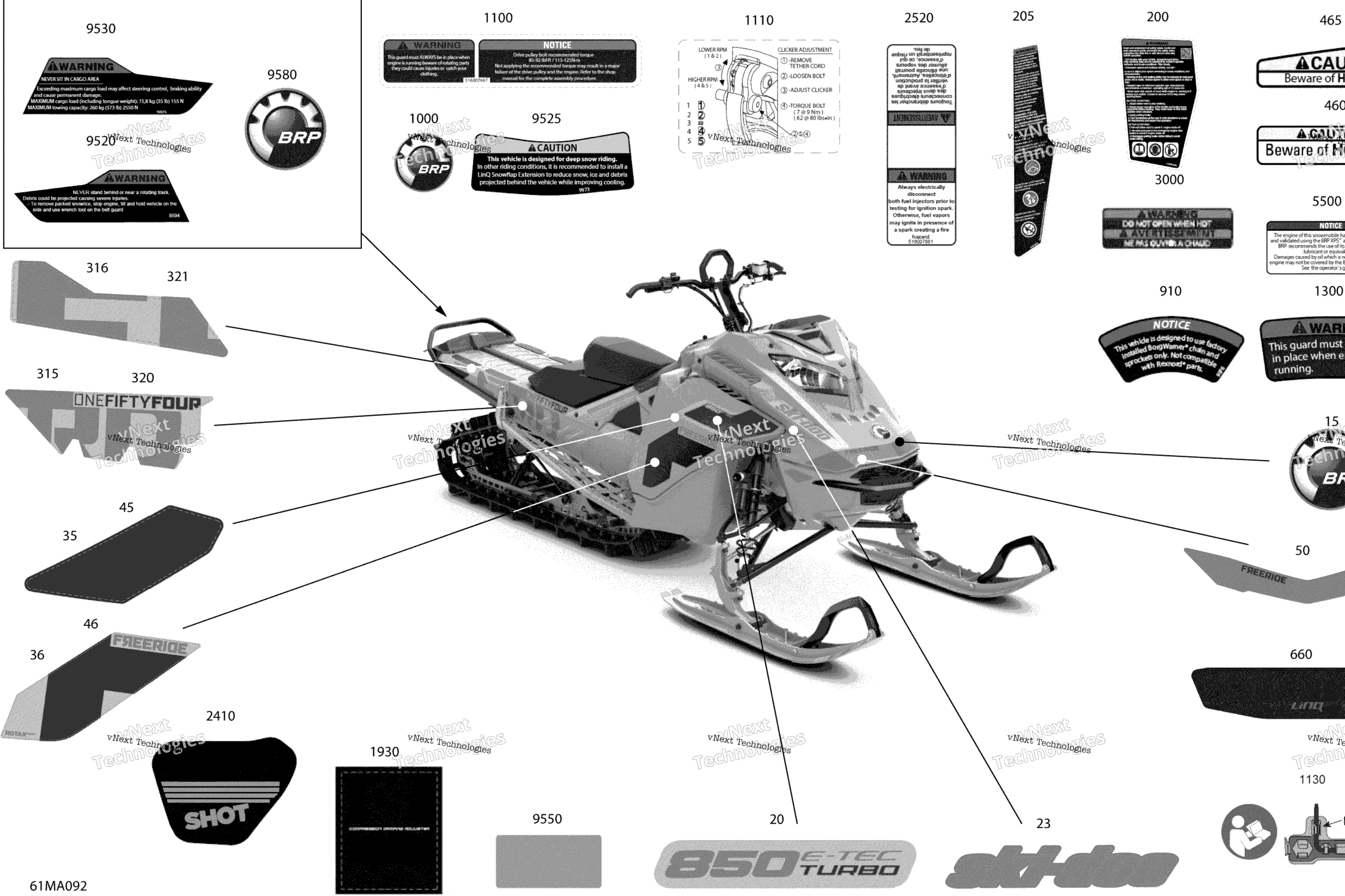 Схема узла Кузов - Наклейки