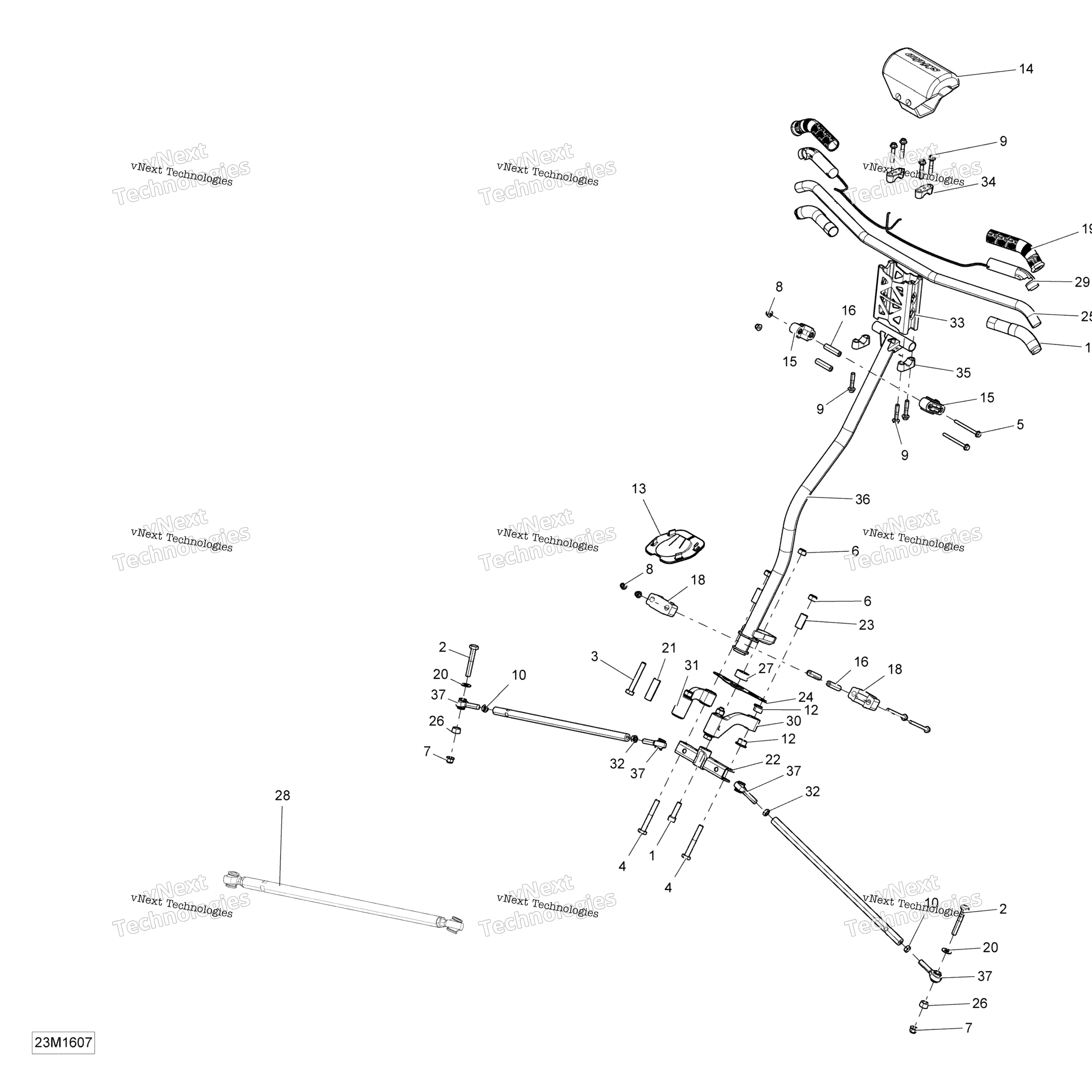 Схема узла Рулевая Система
