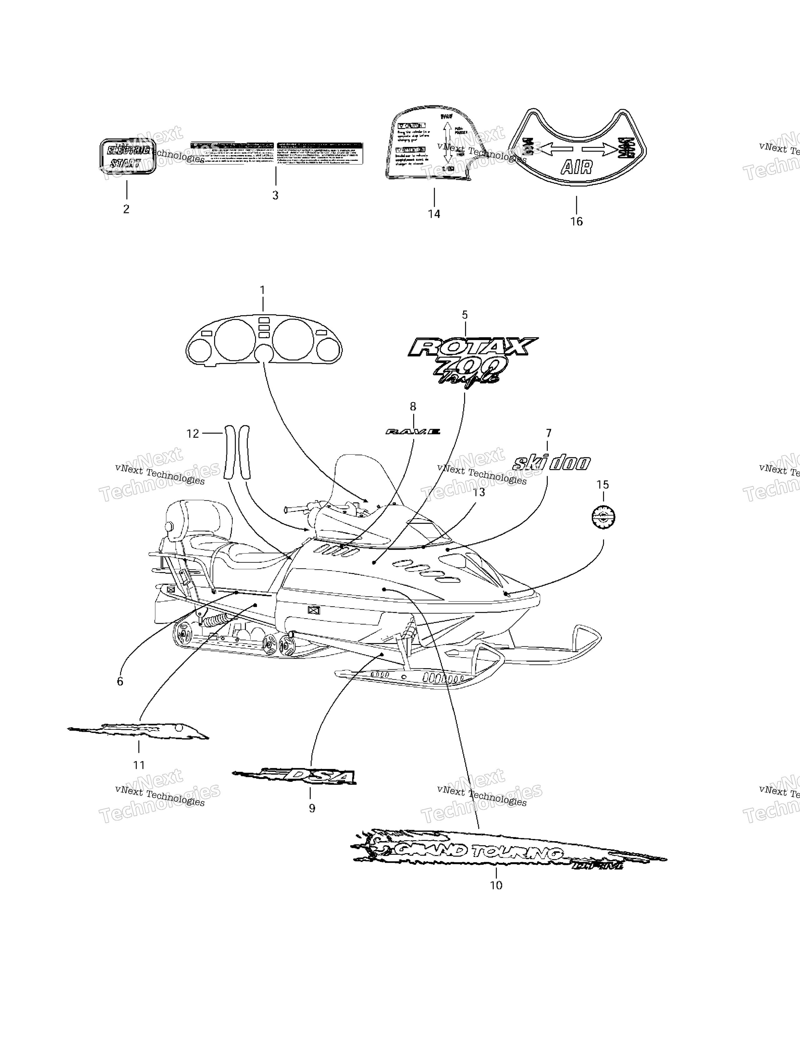 Схема узла Наклейки