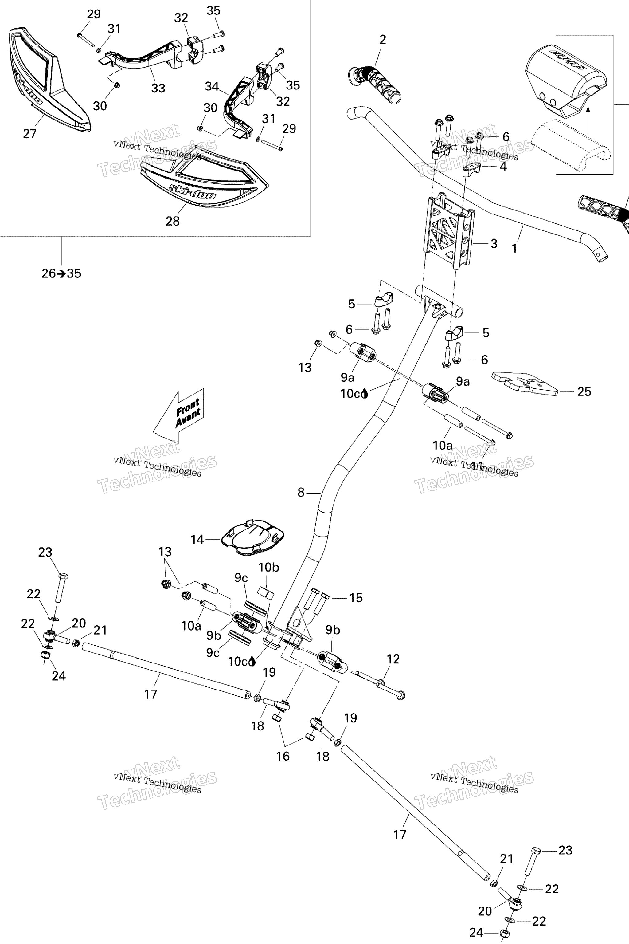 Схема узла Рулевая Система