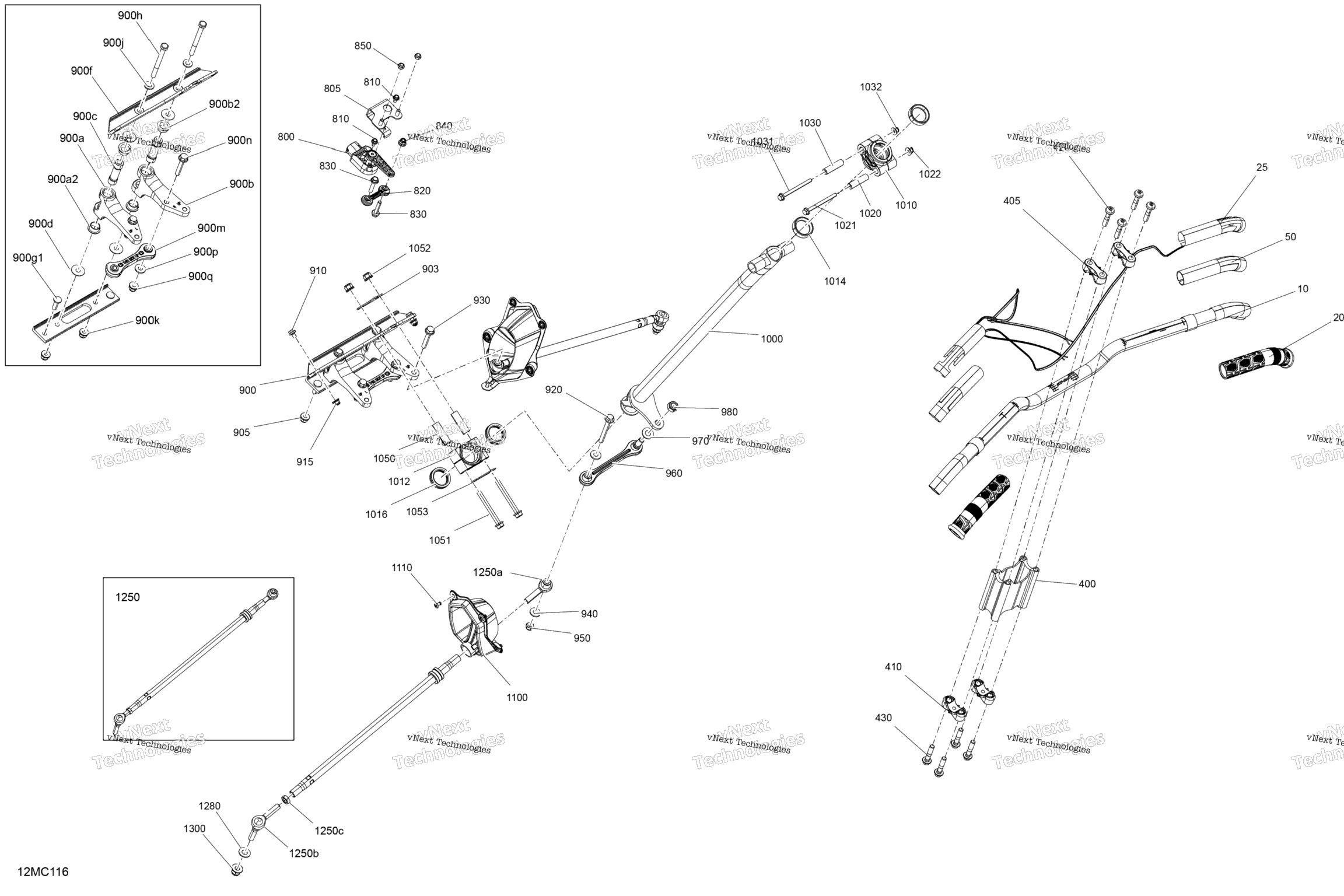 Схема узла Механика - Рулевое Управление