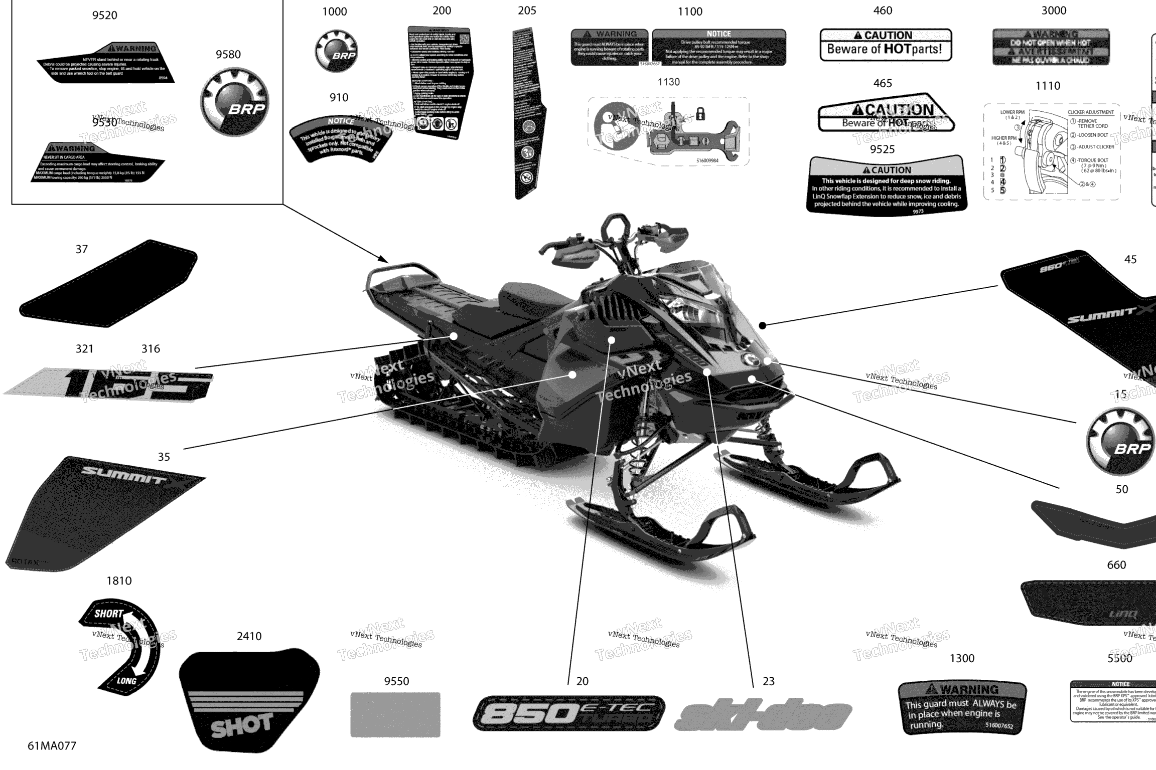 Схема узла Кузов - Наклейки