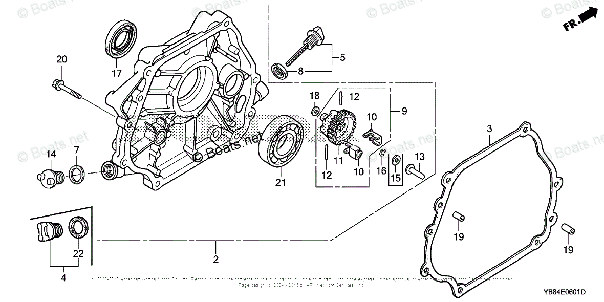 Схема узла Крышка Картера (Wt30Xk1/K2/K3/K4)