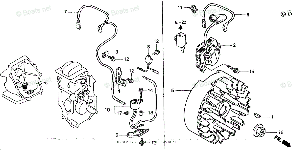 Схема узла Катушки Зажигания / Маховики