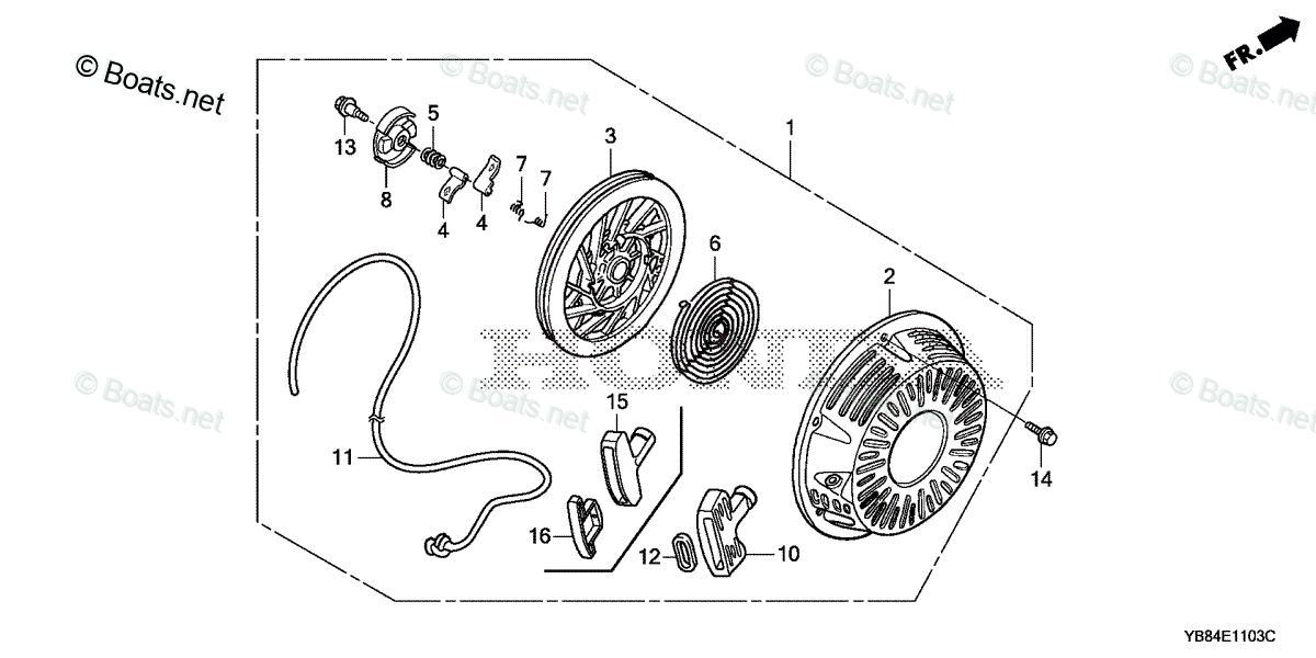 Схема узла Стартер Обратного Хода