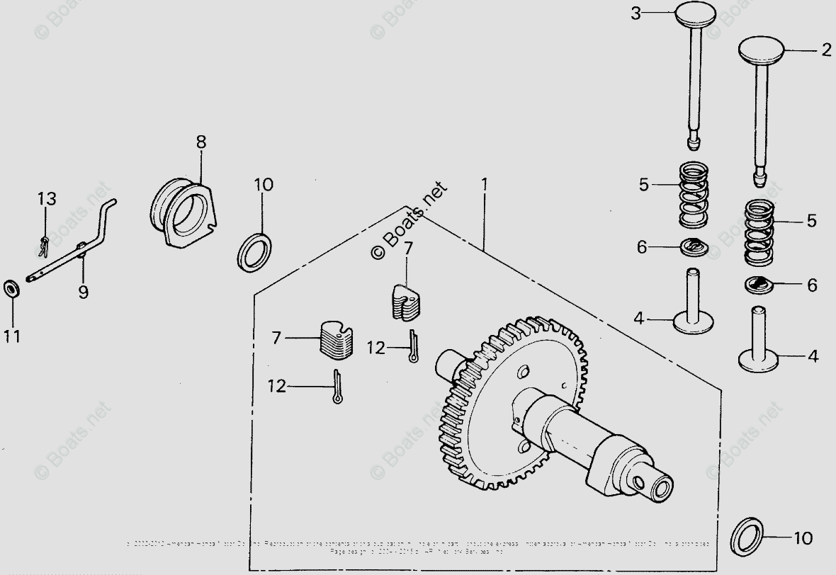 Схема узла Распредвал