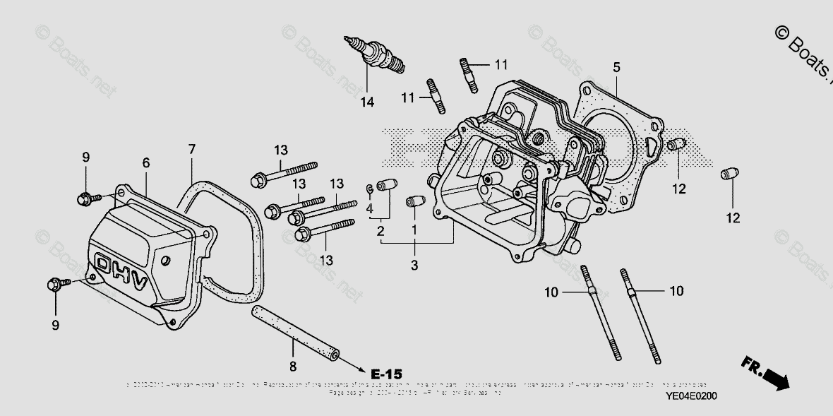 Схема узла Головка Цилиндра