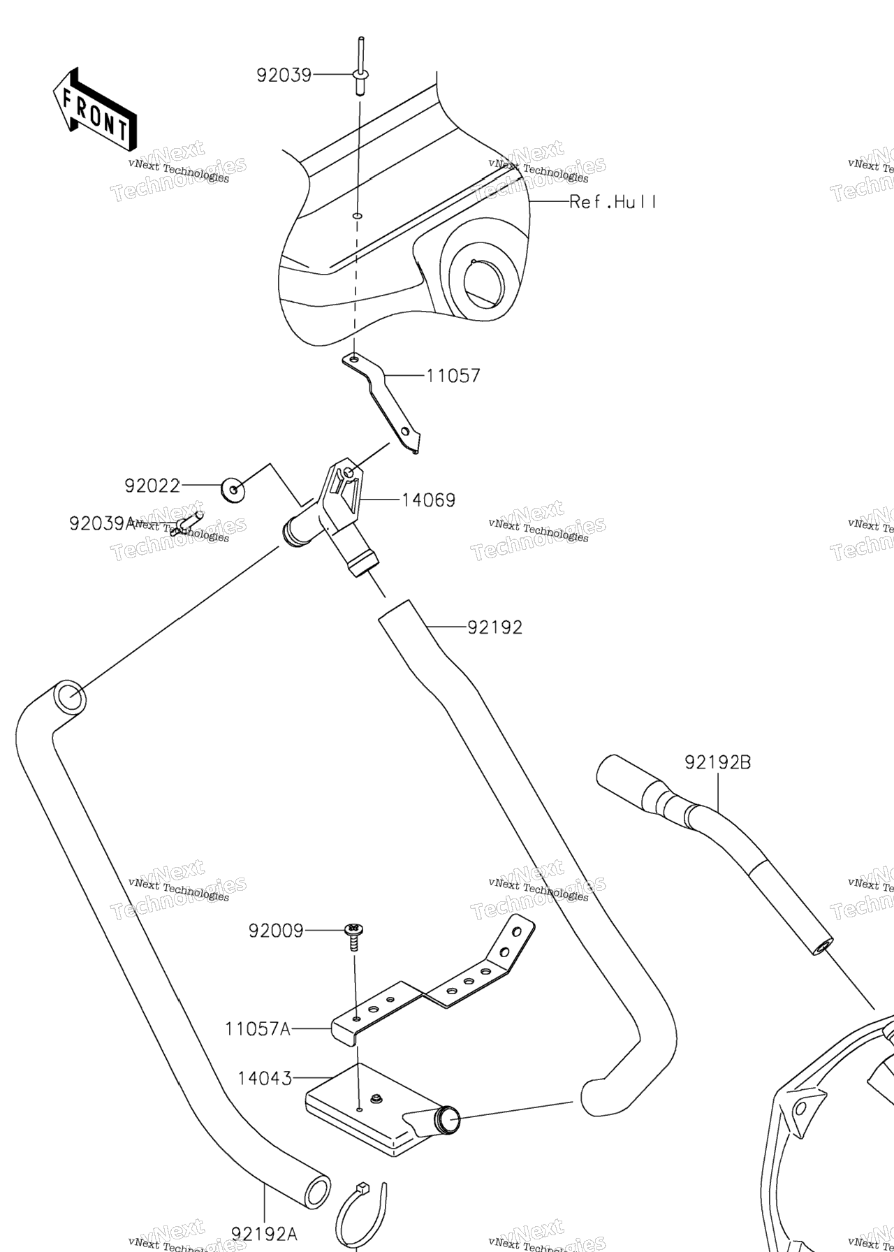 Схема узла Система Трюмных Насосов