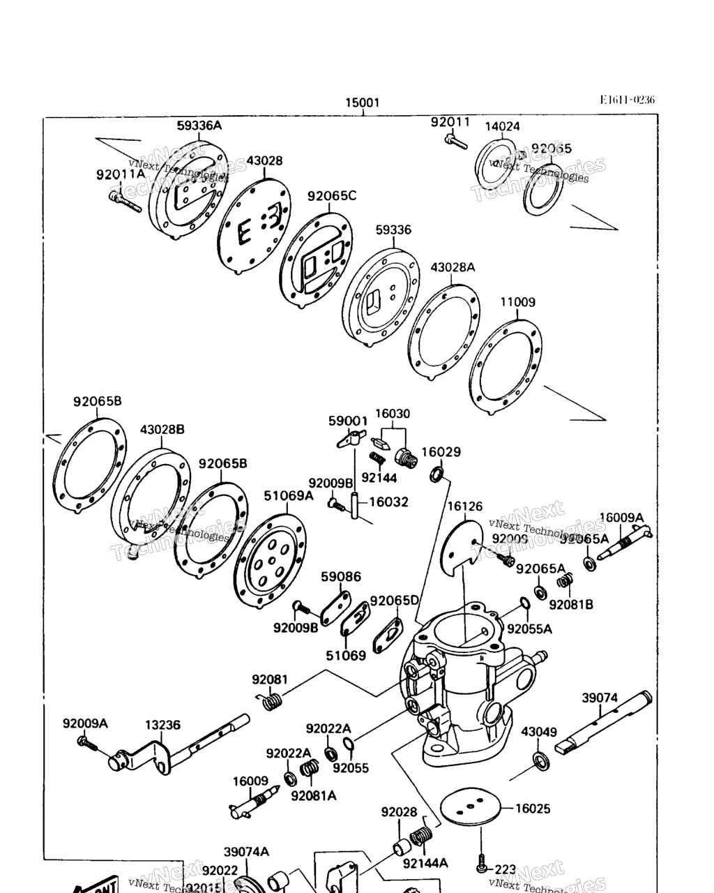 Схема узла Carburetor (&Nami.js300Ae022805)