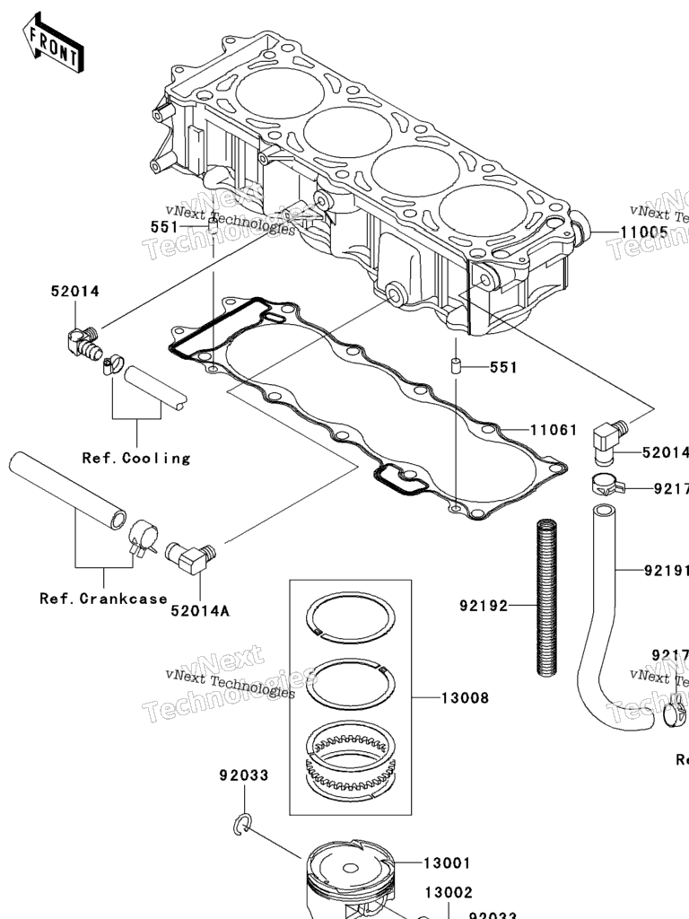 Схема узла Цилиндры/Поршни