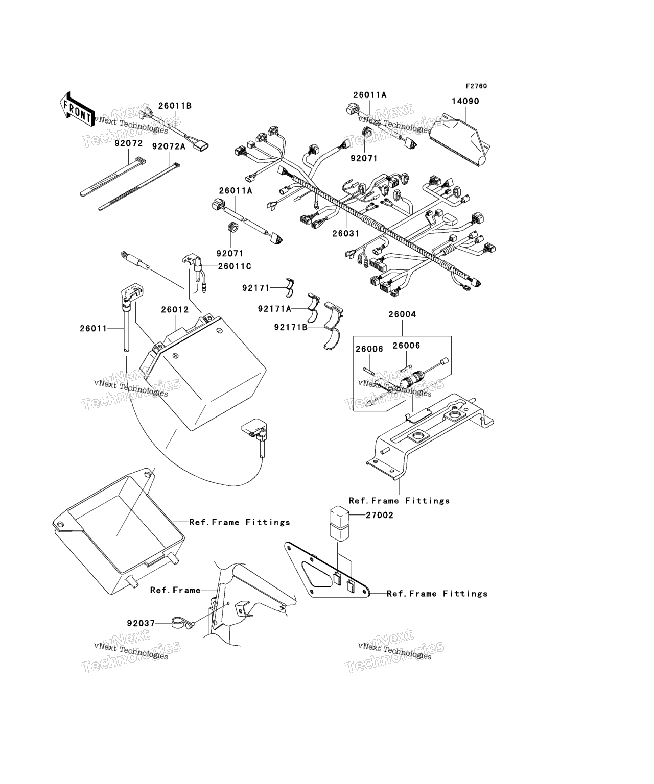 Схема узла Электрическое Оборудование Шасси