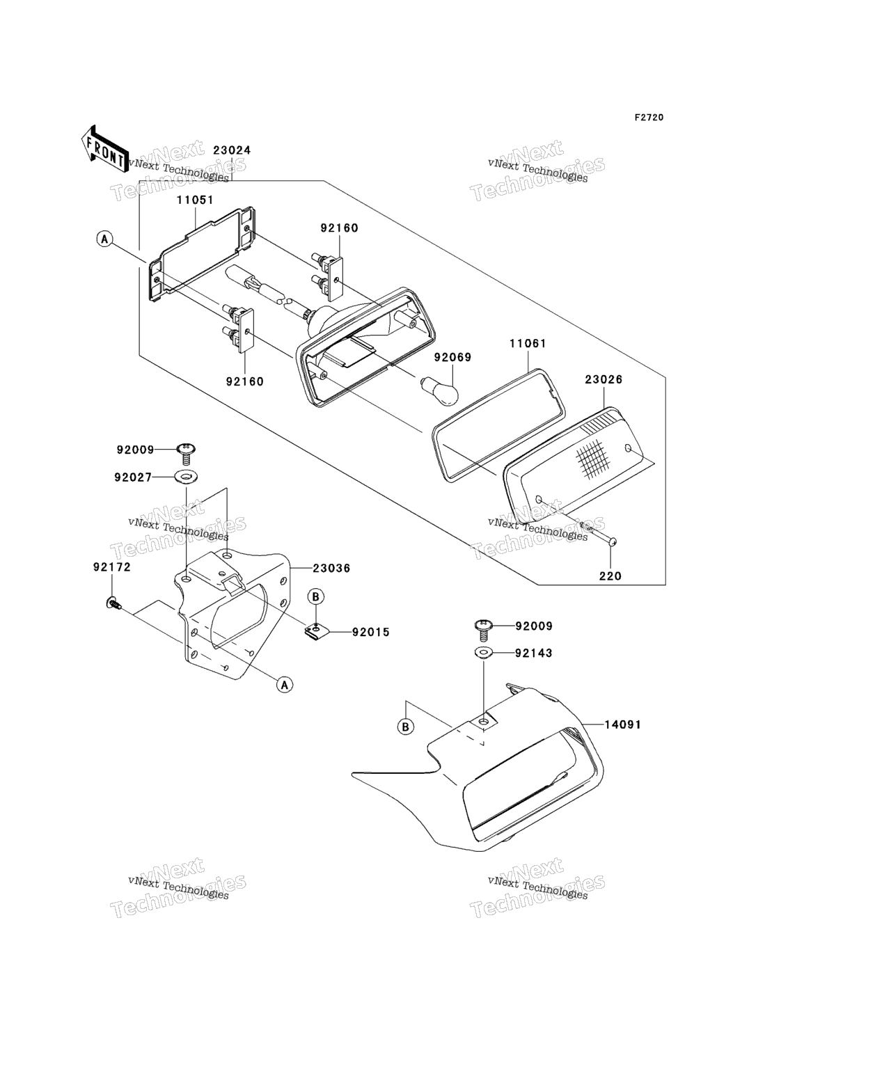 Схема узла Задние Фонари