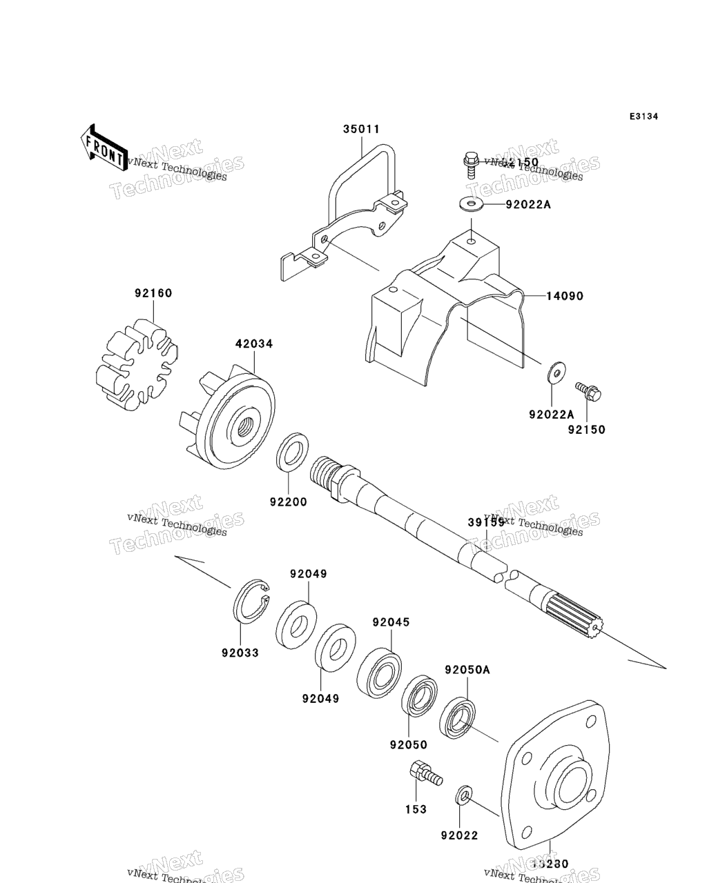 Схема узла Вал Привода