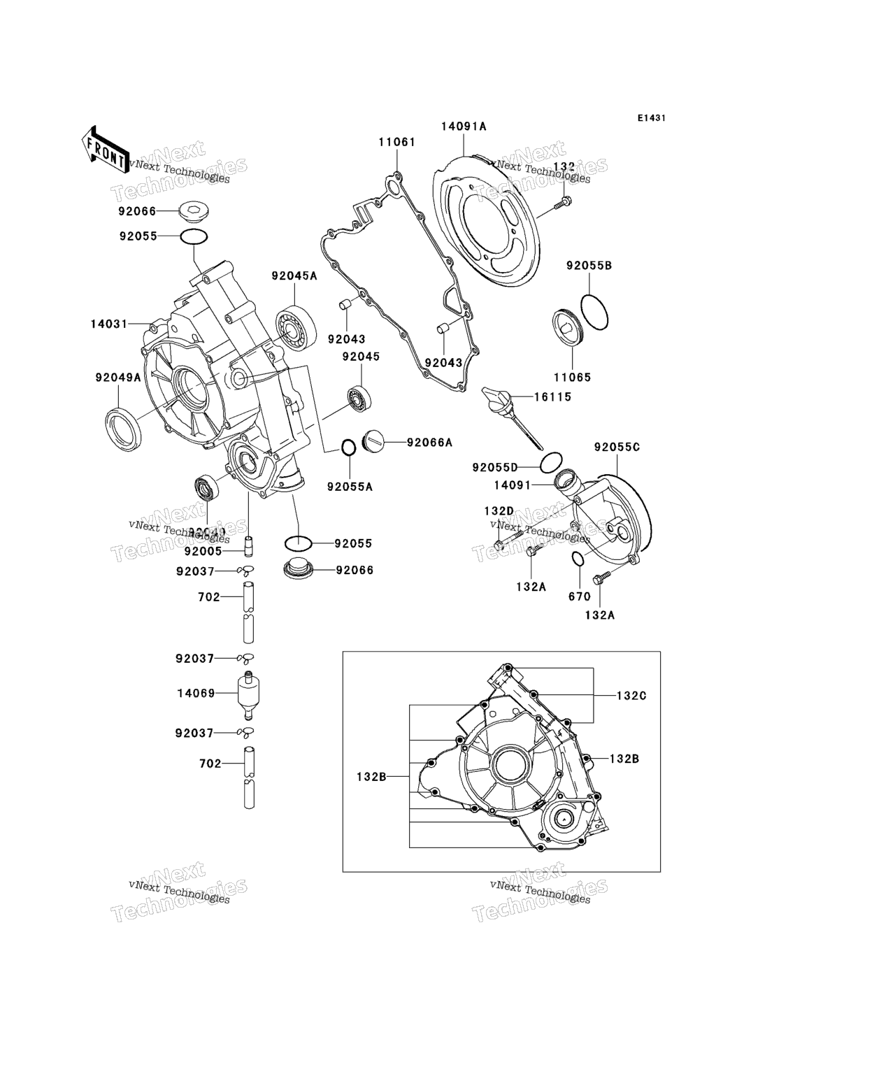 Схема узла Крышки Моторов