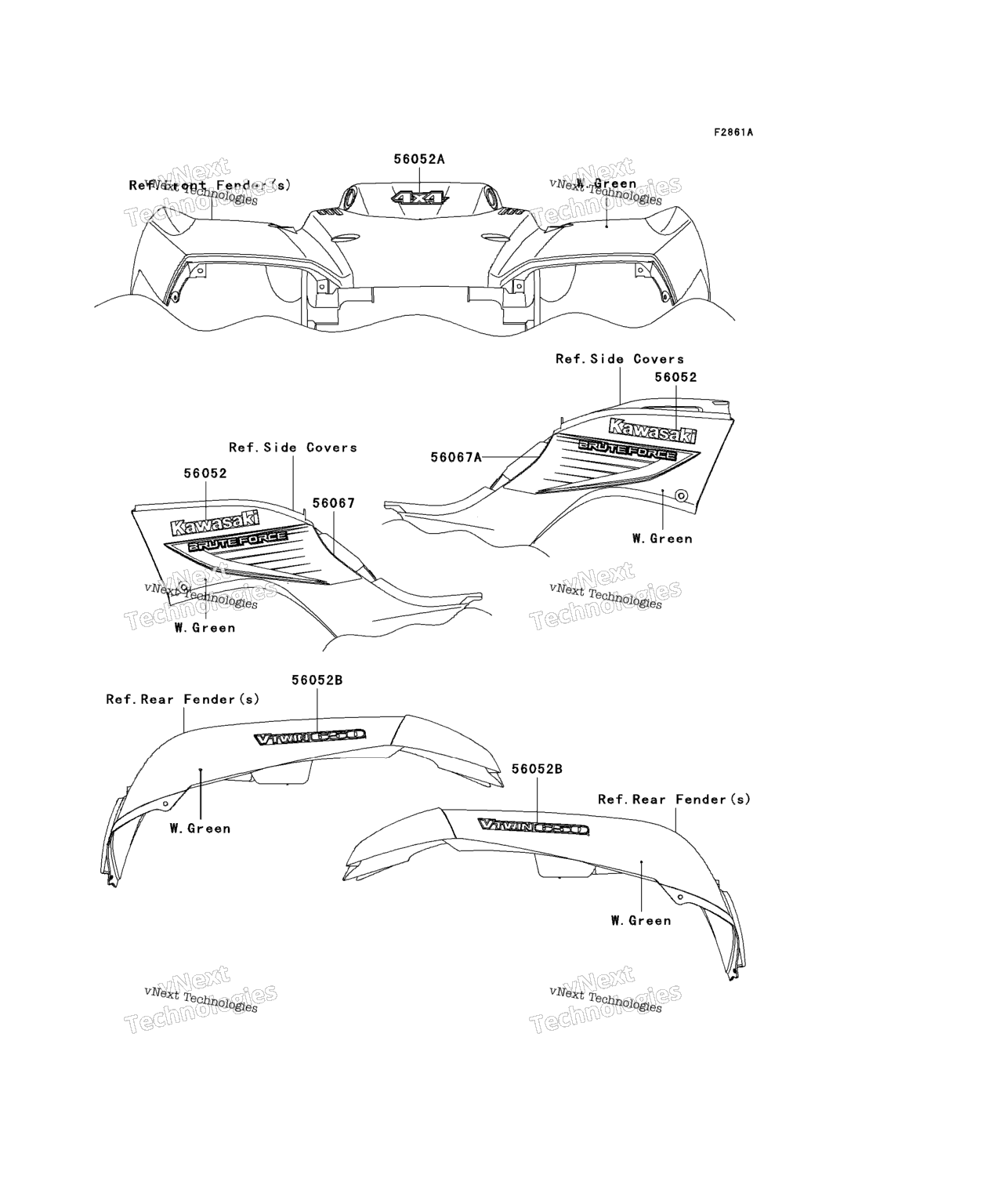 Схема узла Decals (W.green)(D6F)