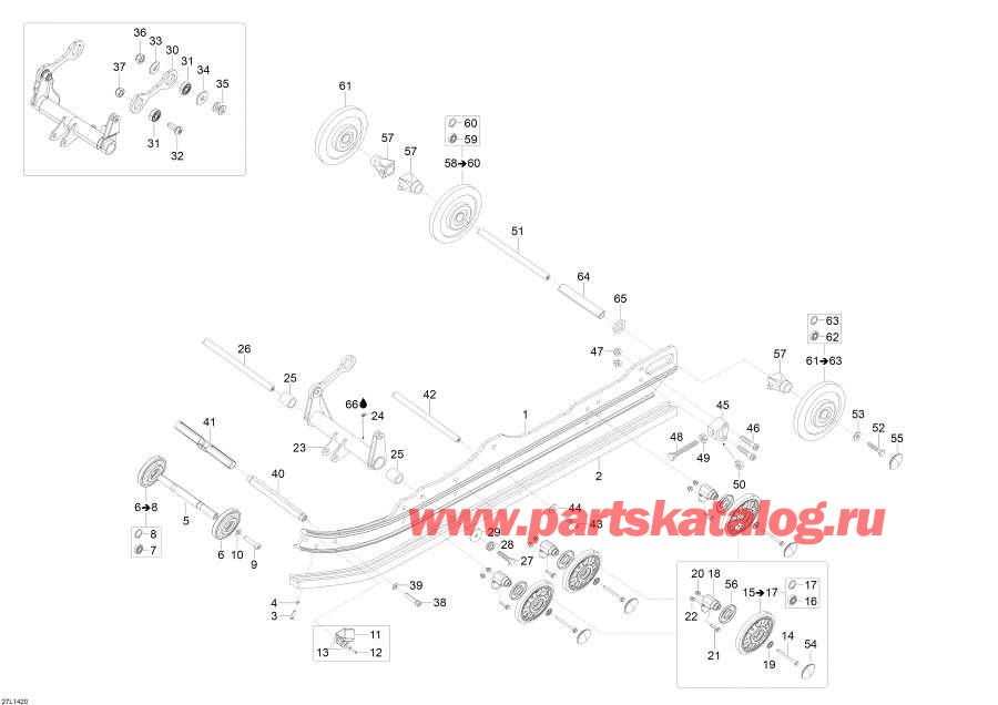 Схема узла 08- Задняя Подвеска (08- Rear Suspension)