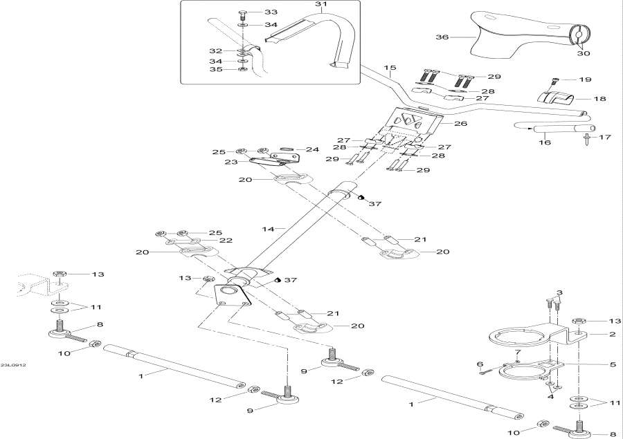 Схема узла 07- Рулевая Система System (07- Steering System)