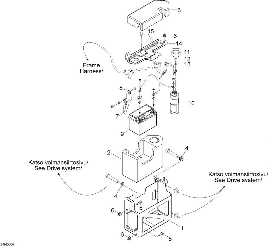 Схема узла 10- Электрика System (10- Electrical System)