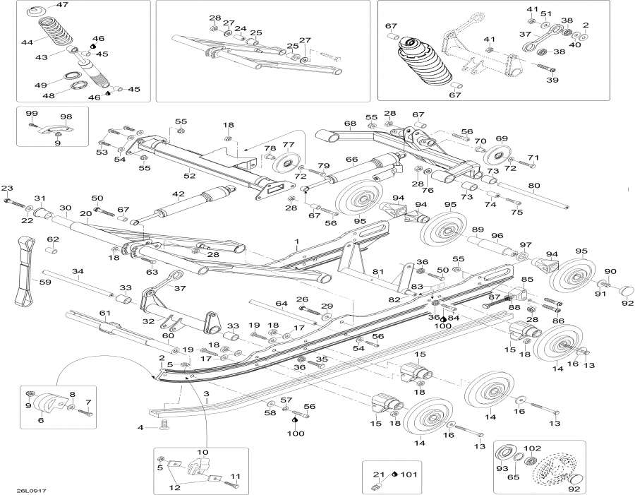 Схема узла 08- Задняя Подвеска (08- Rear Suspension)