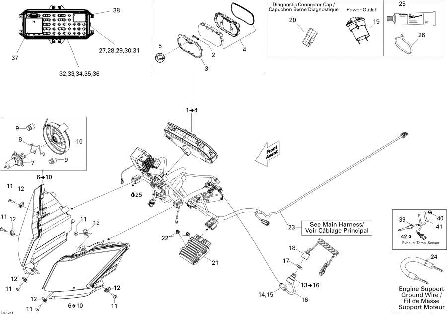 Схема узла 10- Электрика System (10- Electrical System)