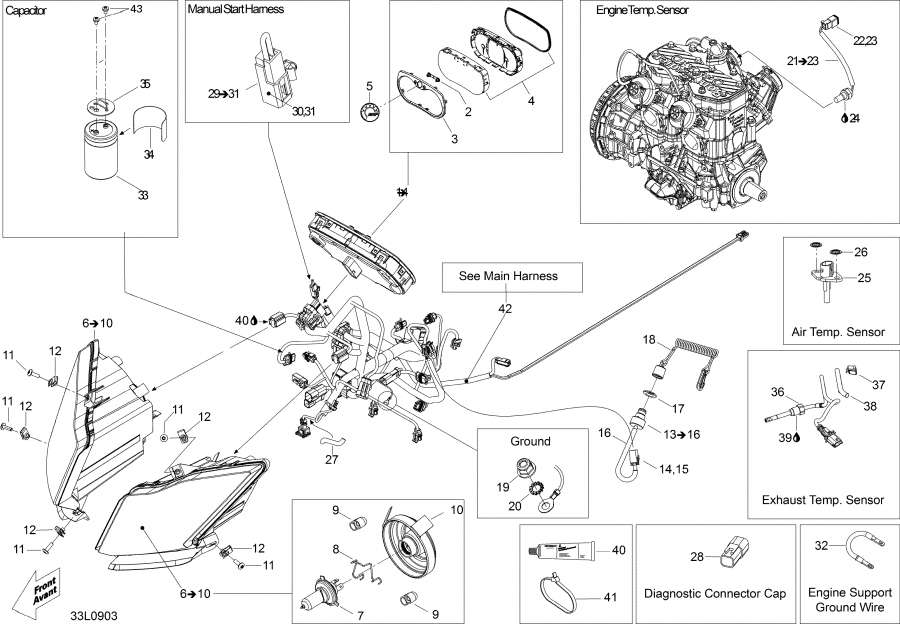 Схема узла 10- Электрика System (10- Electrical System)