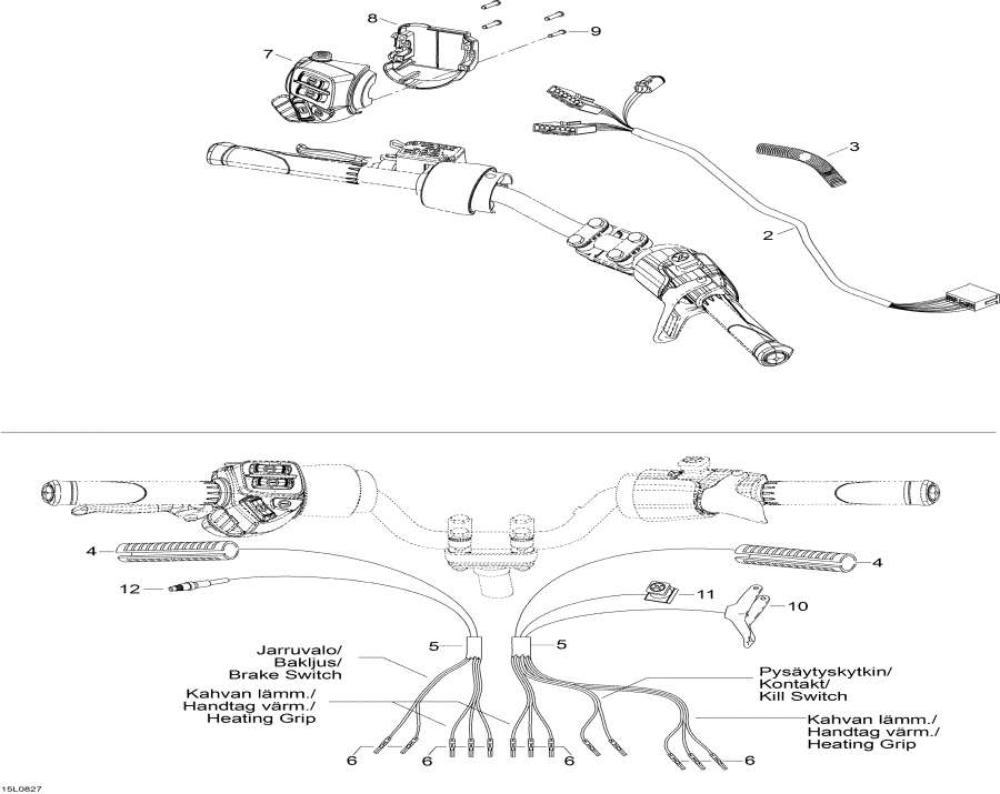 Схема узла 10- Рулевая Система Жгут Проводов (10- Steering Harness)