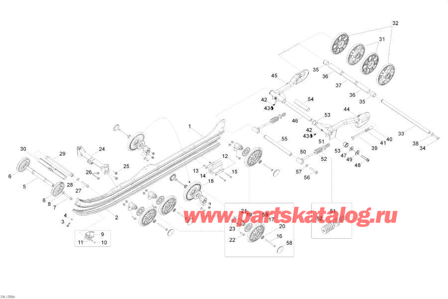 Схема узла 08- Задняя Подвеска (08- Rear Suspension)