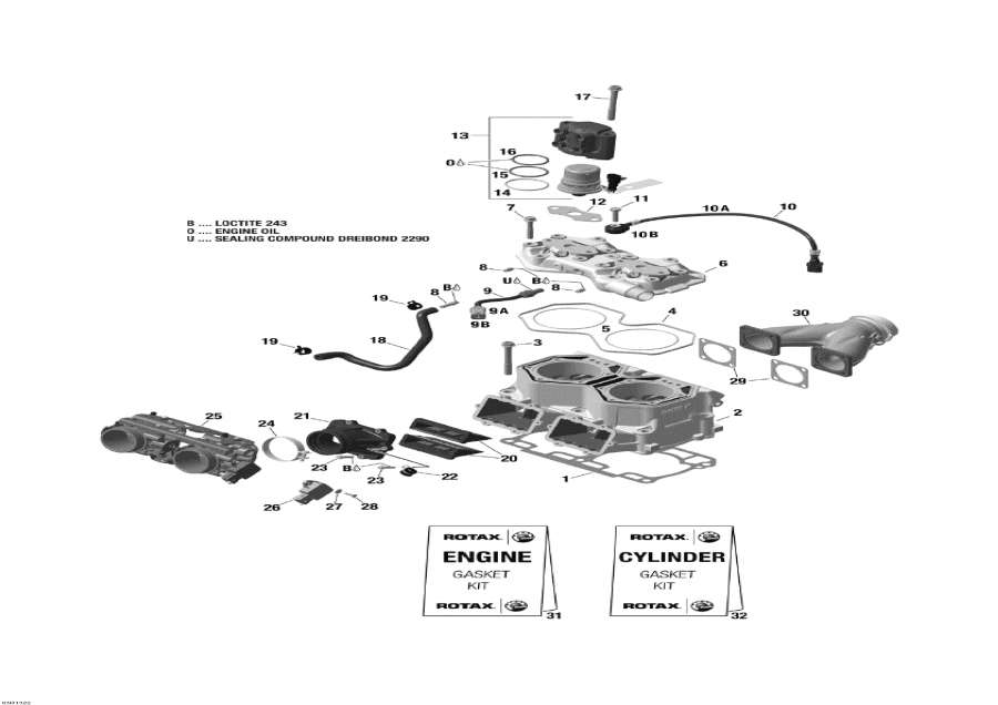 Схема узла 01- Цилиндр И Injection System (01- Cylinder And Injection System)