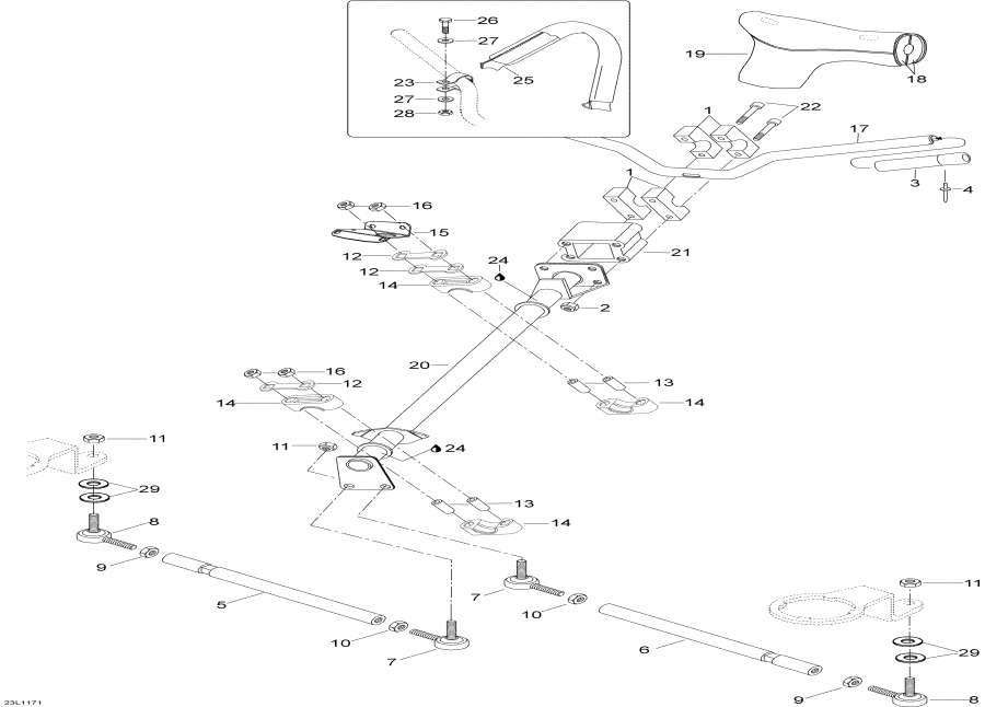 Схема узла 07- Рулевая Система System Wt (07- Steering System Wt)