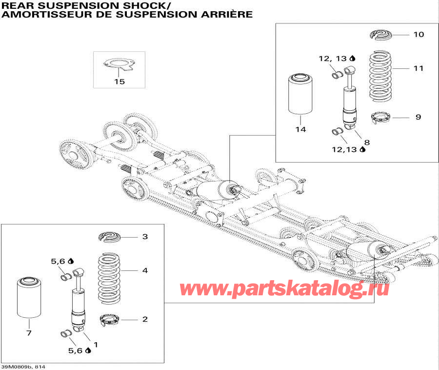 Схема узла 08- Задняя Подвеска Shocks Ranger (08- Rear Suspension Shocks Ranger)