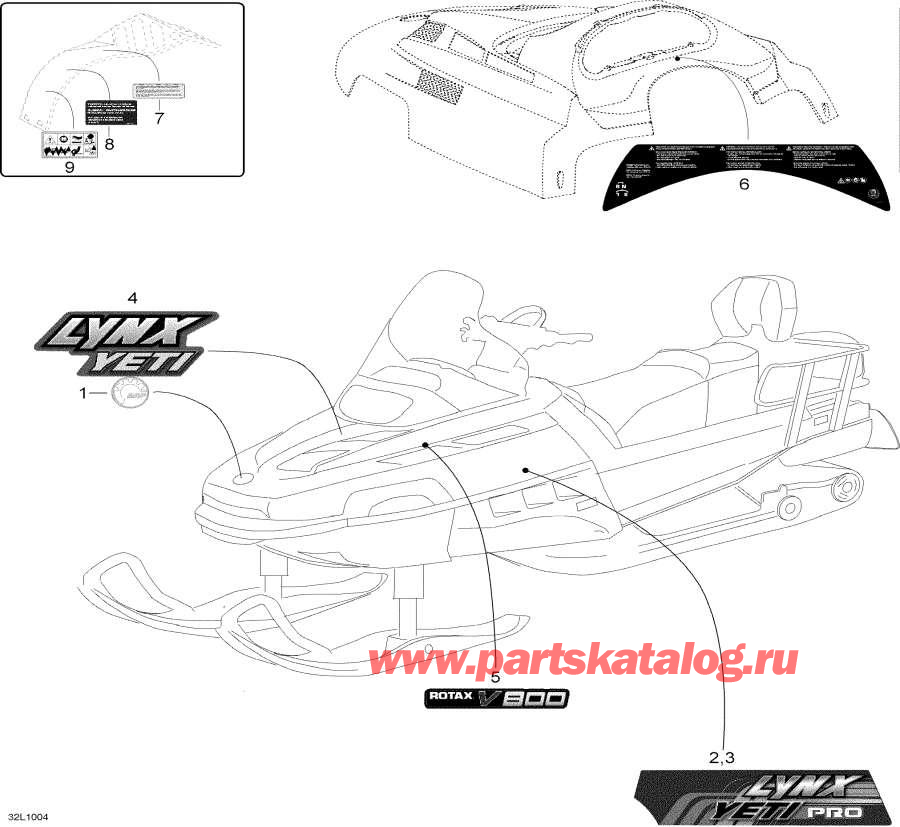 Схема узла 09- Наклейки (Рычагy) (09- Decals (Army))