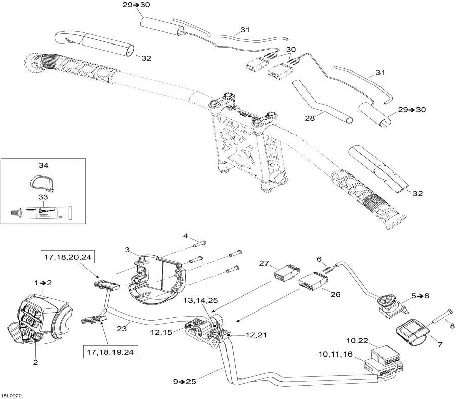 Схема узла 10- Рулевая Система Wiкольцо Жгут Проводов (10- Steering Wiring Harness)