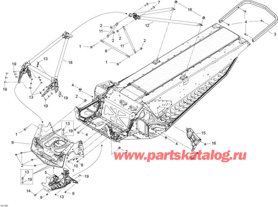 Схема узла 09- Рама И Components (09- Frame And Components)