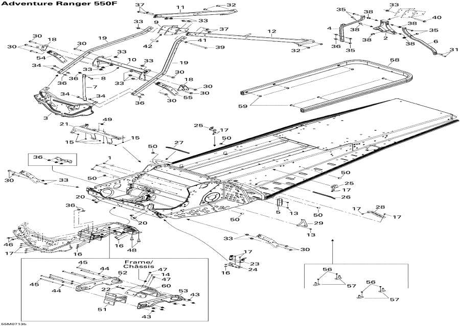 Схема узла 09- Рама И Components 550F (09- Frame And Components 550F)