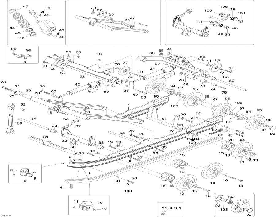 Схема узла 08- Задняя Подвеска (08- Rear Suspension)