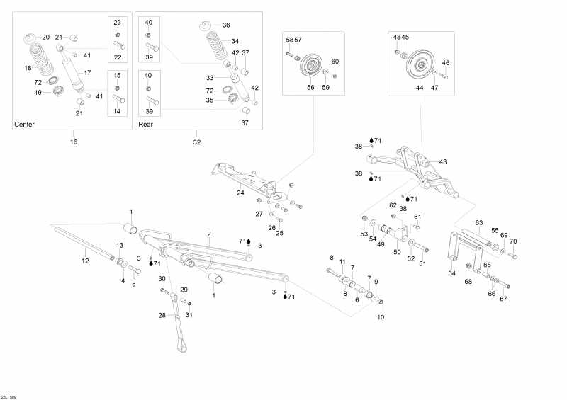 Схема узла 08- Задняя Подвеска (08- Rear Suspension)
