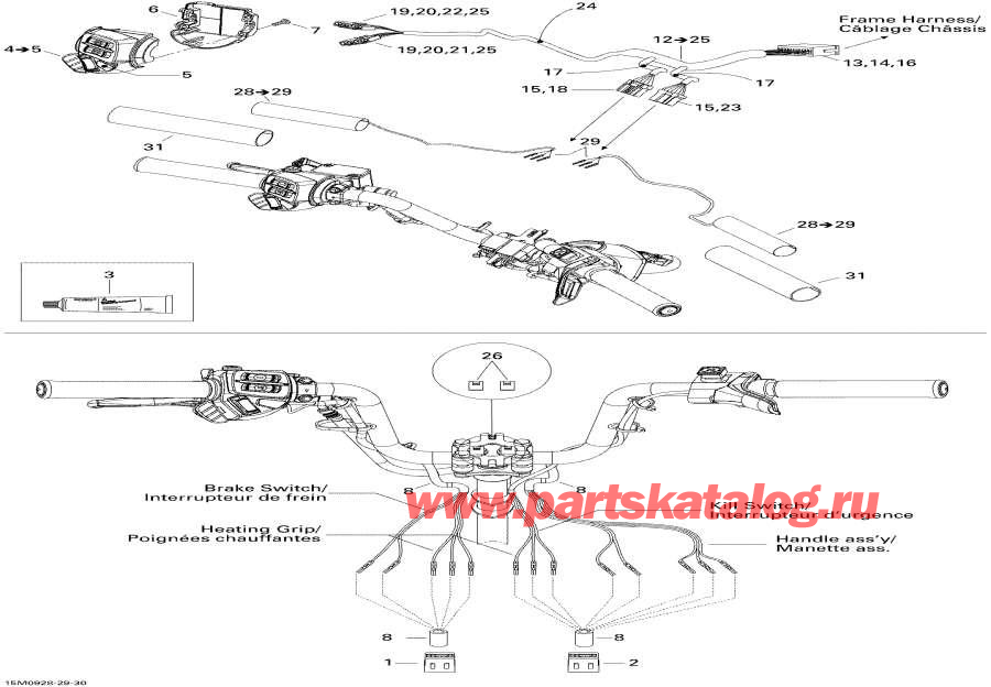 Схема узла 10- Рулевая Система Wiкольцо Жгут Проводов (10- Steering Wiring Harness)