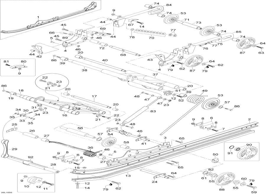 Схема узла 08- Задняя Подвеска (08- Rear Suspension)