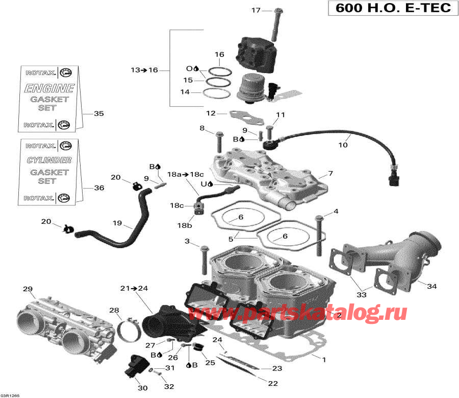 Схема узла 01- Цилиндр И Injection System (01- Cylinder And Injection System)