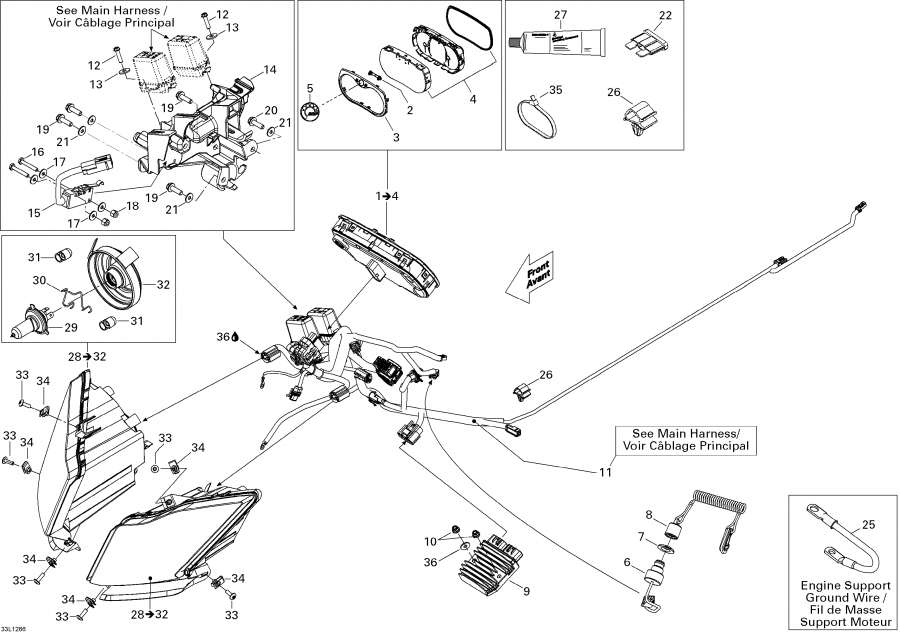 Схема узла 10- Электрика System (10- Electrical System)