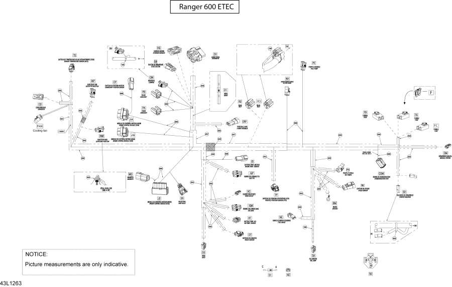 Схема узла 10- Электрика - Жгут Проводов (10- Electrical Harness)